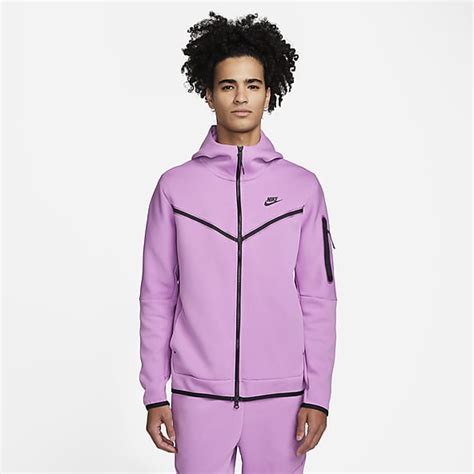 nike tech fleece anzug lila herren|tech fleece bekleidung.